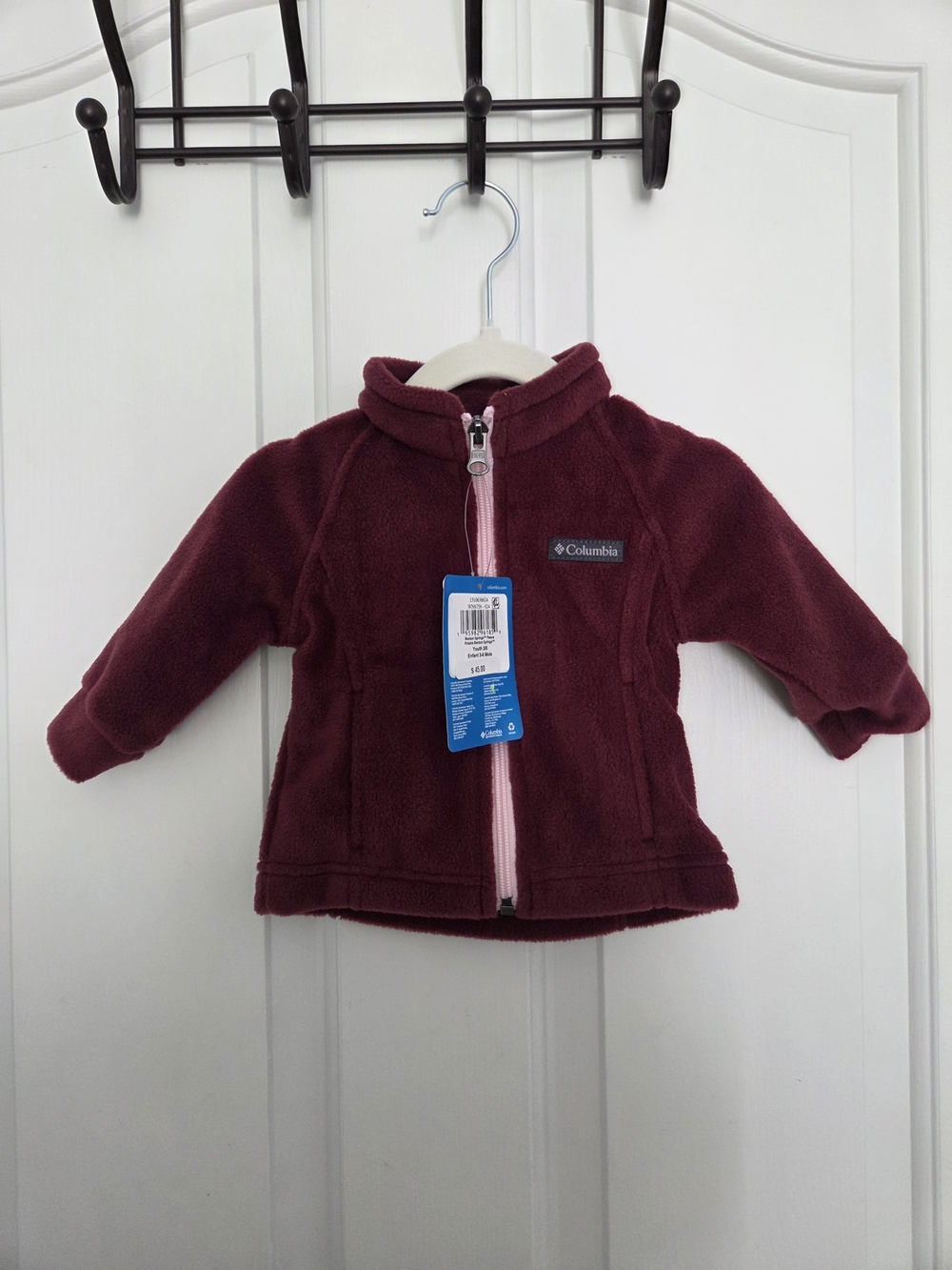 Columbia Plush Fleece Jacket - Deep Wine